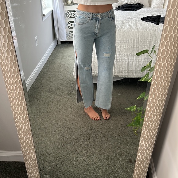 Adika jeans with high side slits - Picture 1 of 6